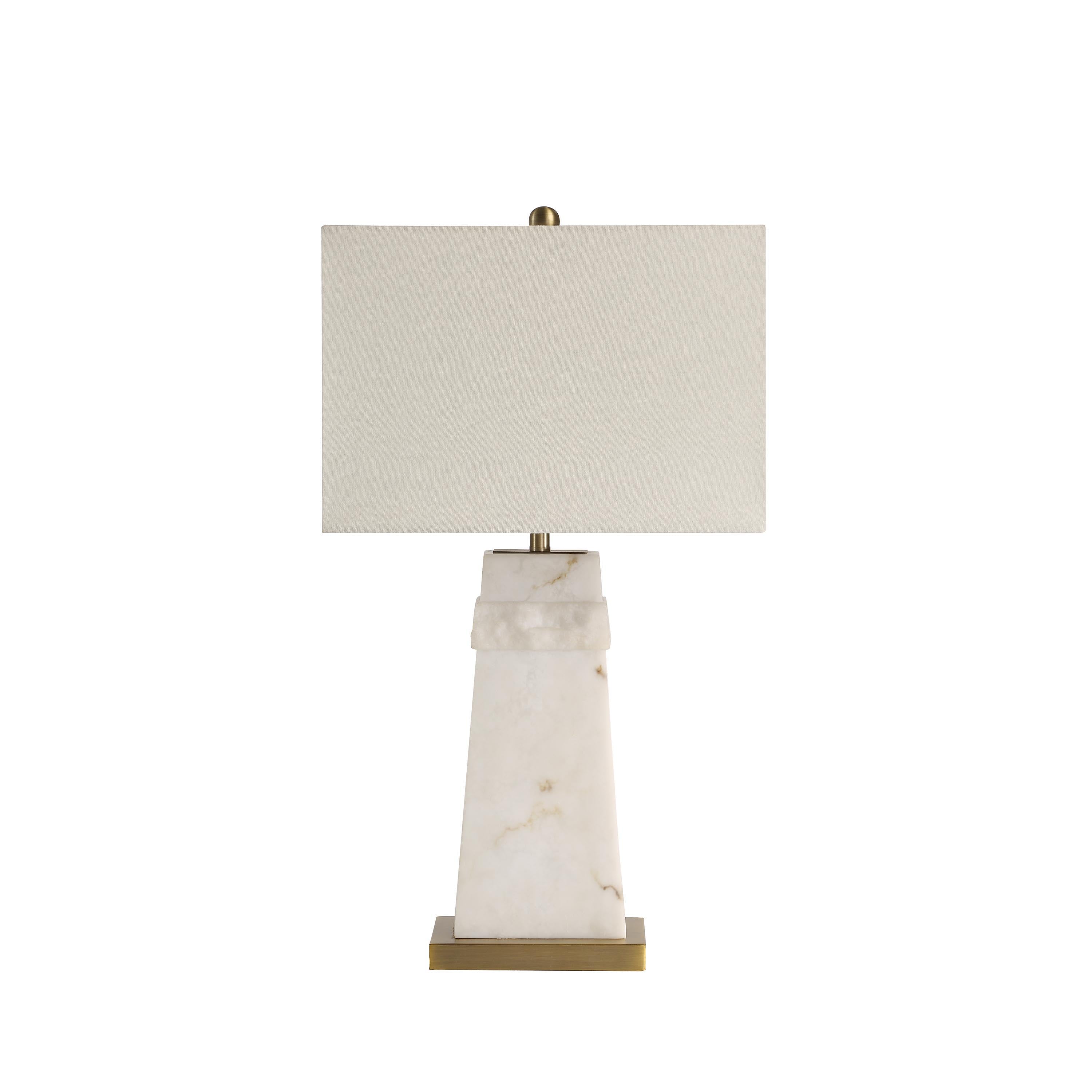 Everren Nisrine 28" Height Table Lamp - Off-White With Gold