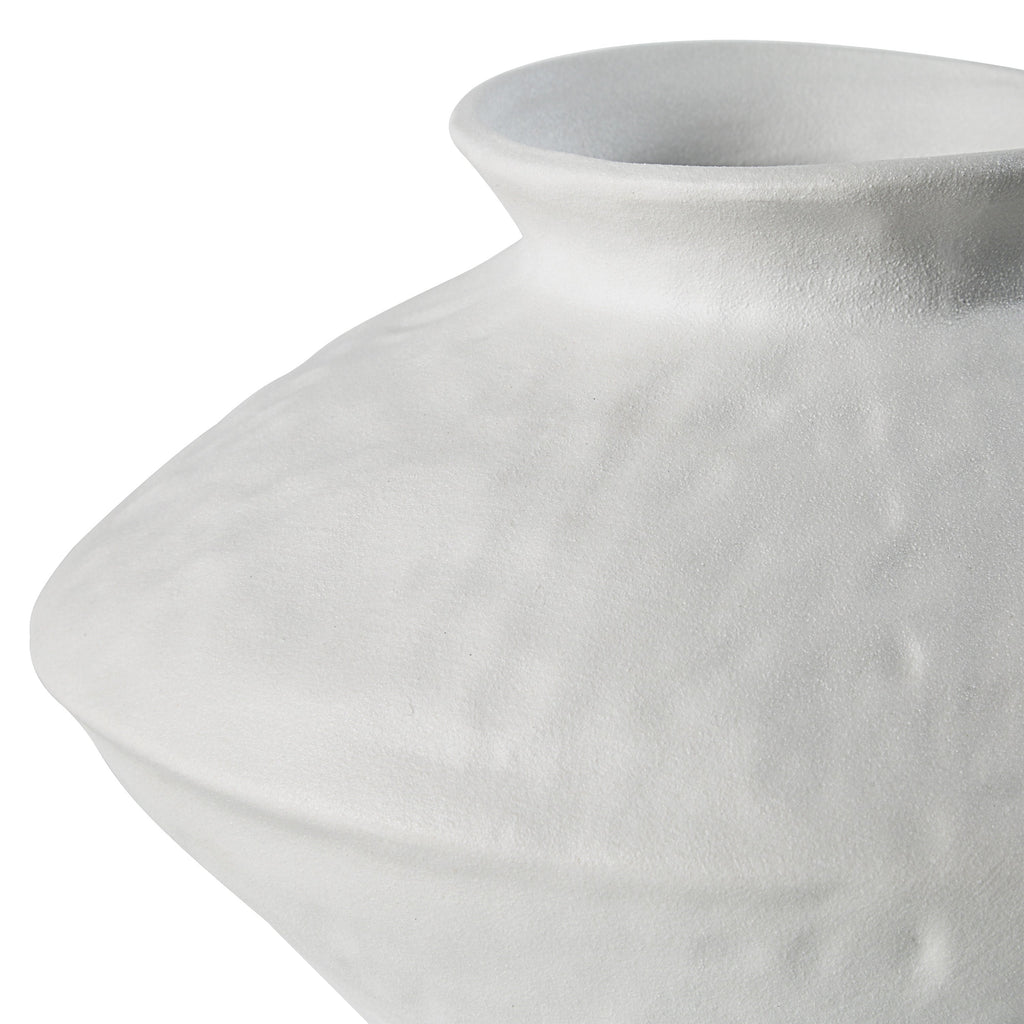 Renwil Mills Indoor Porcelain Ceramic Vase - Matte Off-White