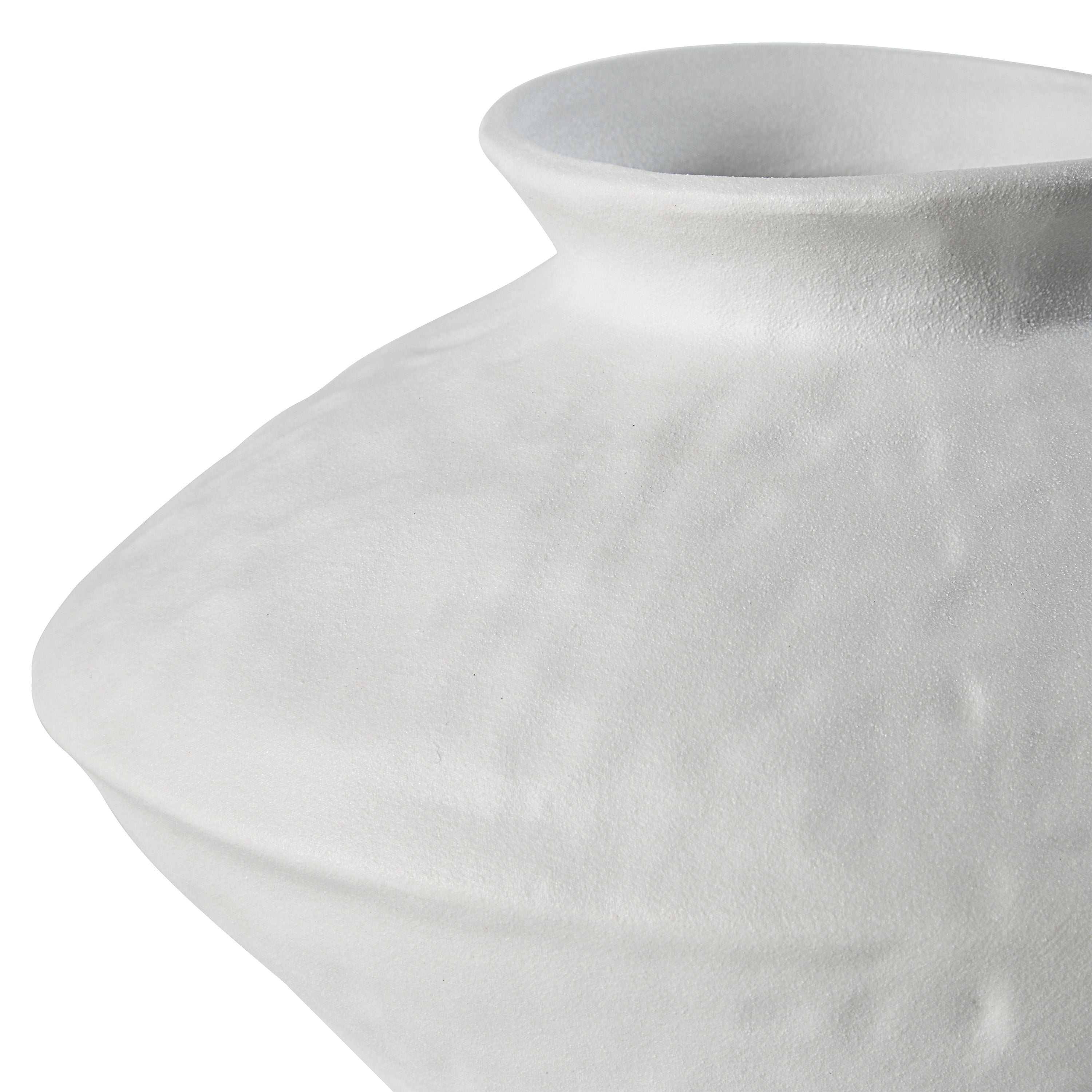 Renwil Mills Indoor Porcelain Ceramic Vase - Matte Off-White