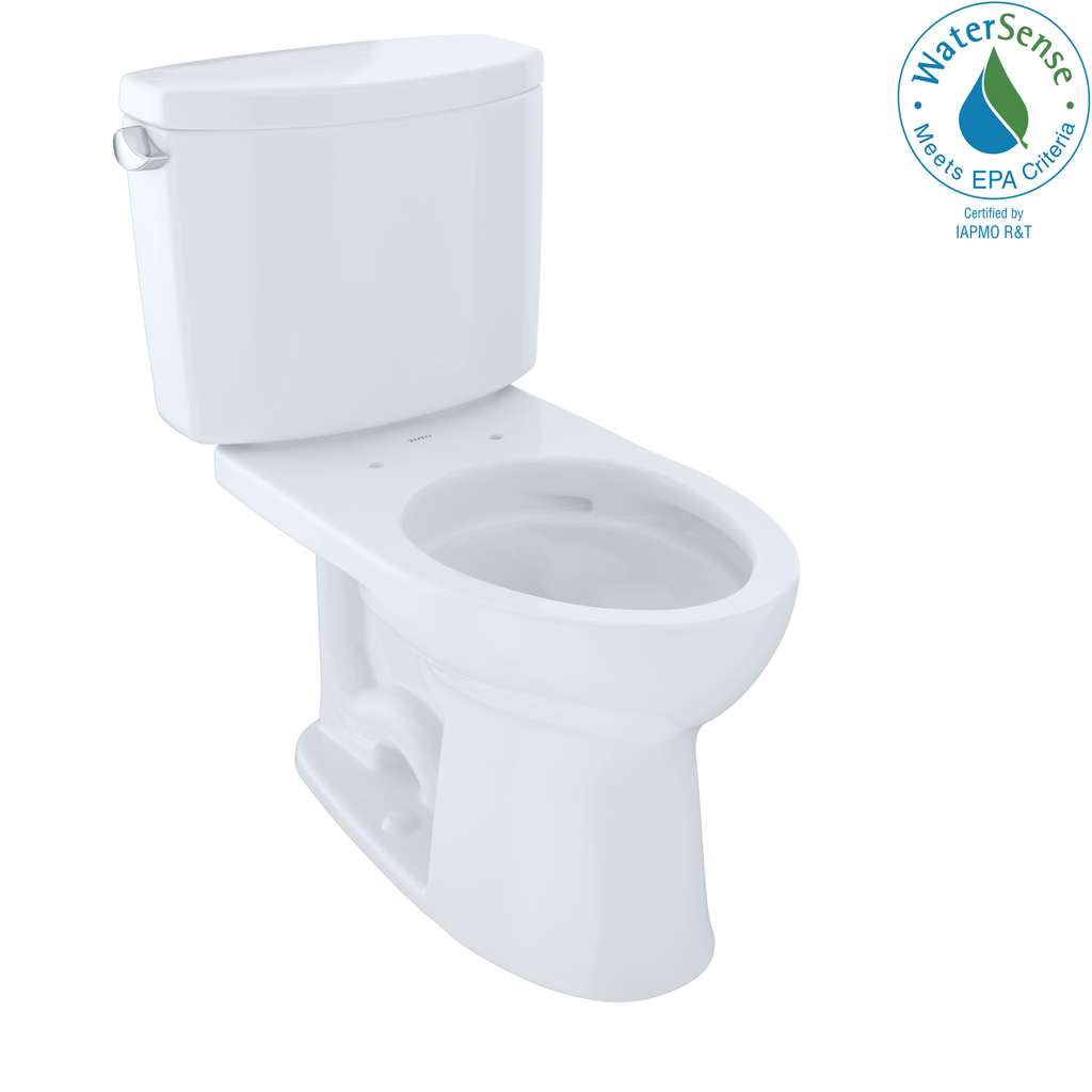 TOTO Drake II Two Piece Elongated 1.28 GPF Universal Height Toilet with Cefiontect