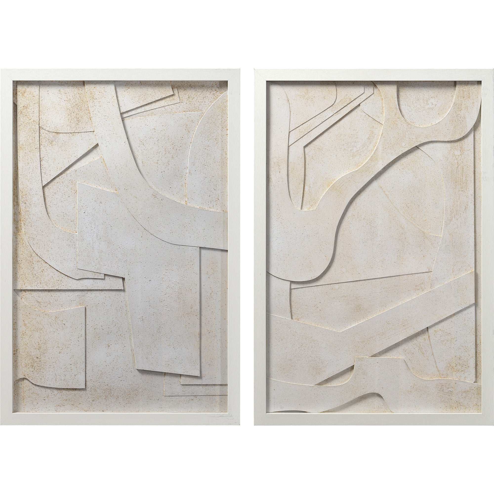 Renwil Pathfinder 20" Wide Wall Art - Off-White