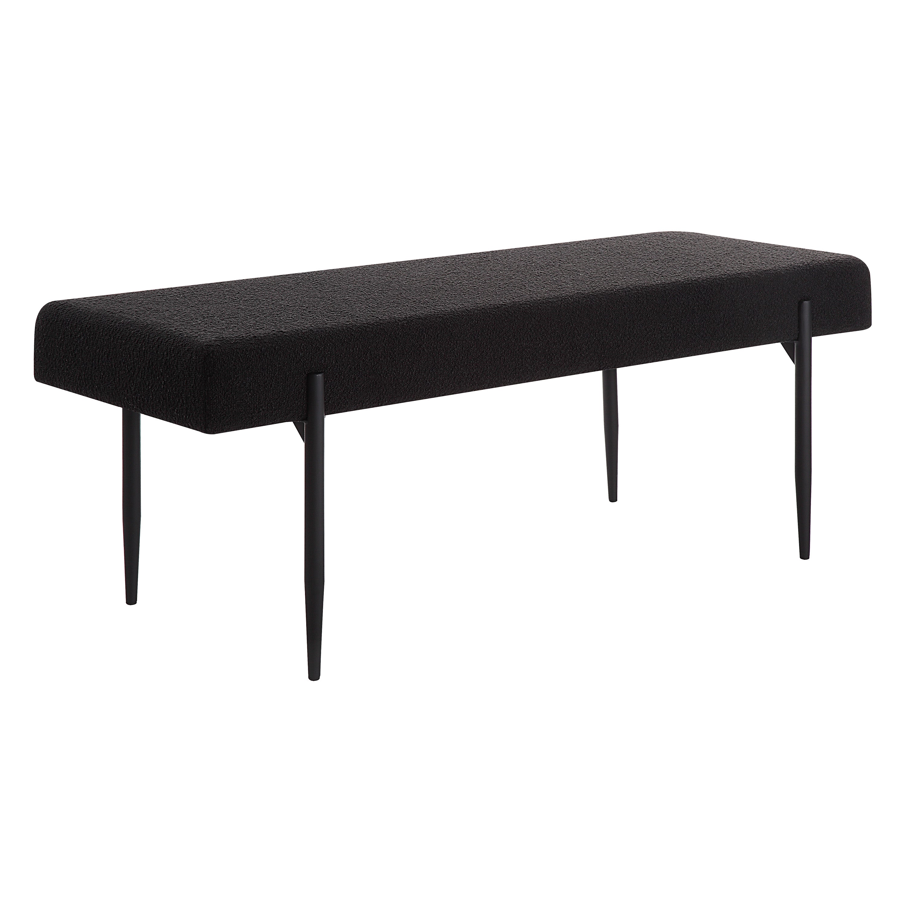 Renwil Lowe Indoor Boucle Bench - Black