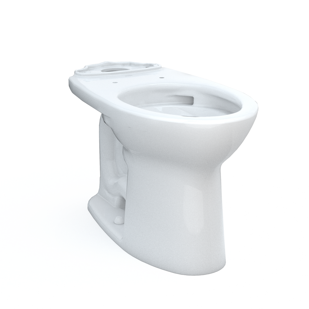 TOTO Drake Elongated Universal Height Tornado Flush Toilet Bowl with Cefiontect