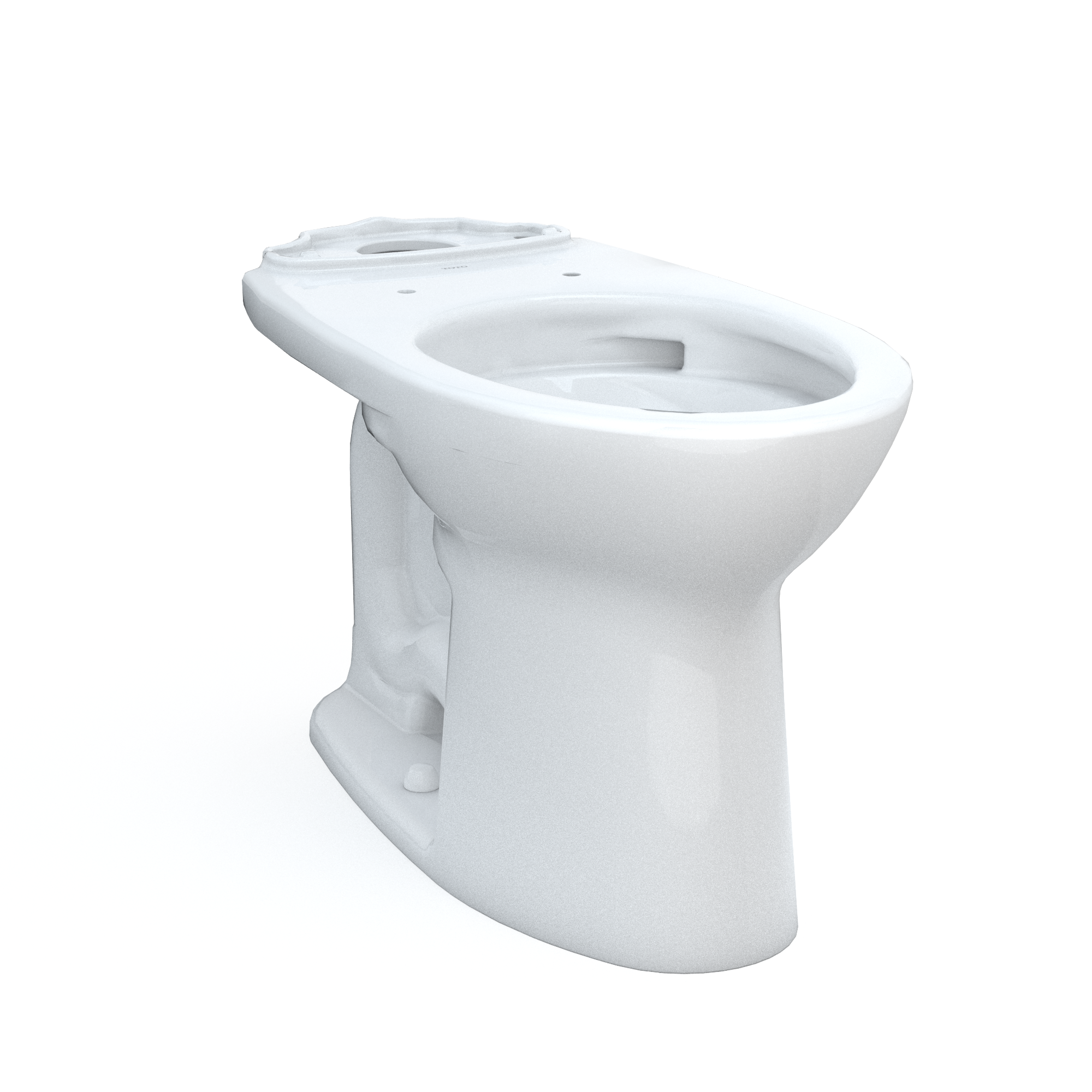 TOTO Drake Elongated Universal Height Tornado Flush Toilet Bowl with Cefiontect