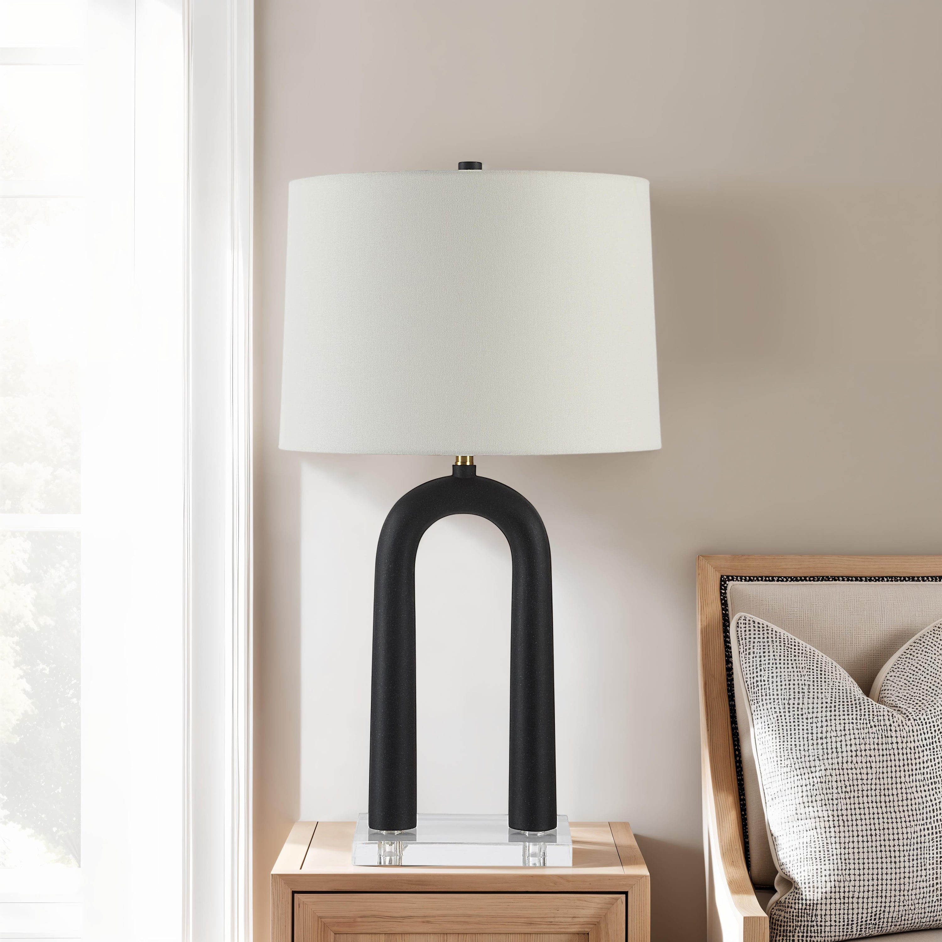 Everren Pisa 28.5" Height Table Lamp - Matte Black