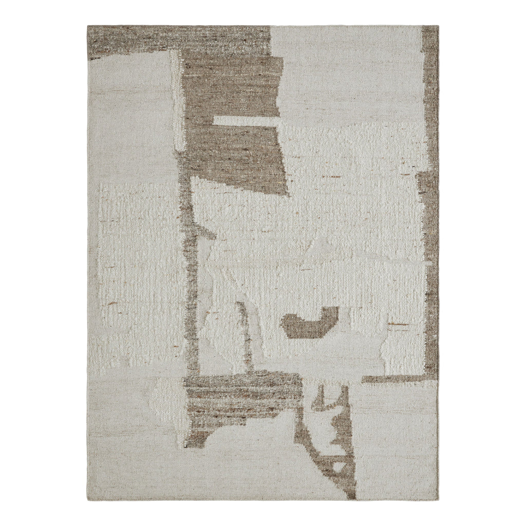 Renwil Grace 1'4" x 1'4" Ft Handwoven Indoor Rug - Ivory / Stone