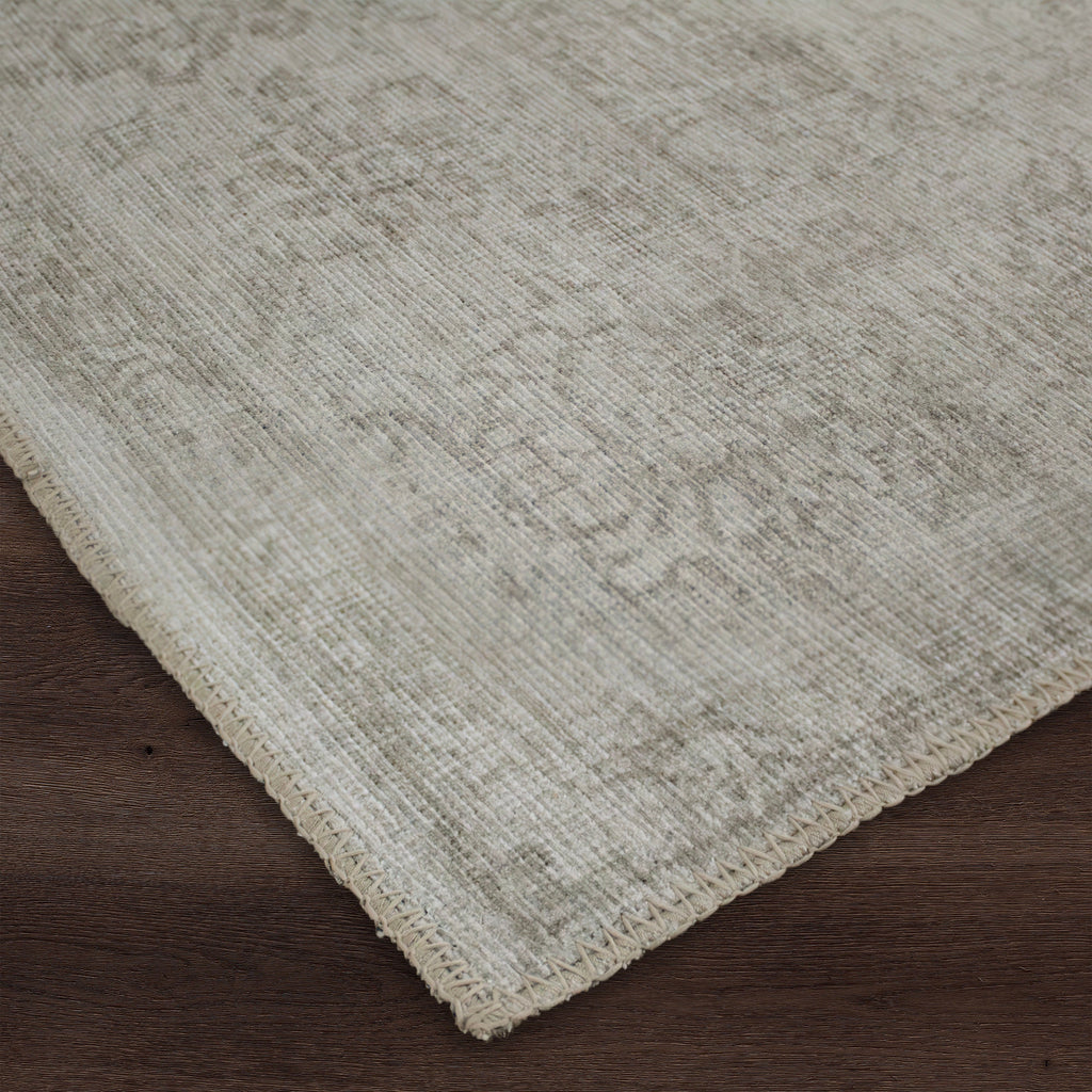 Renwil Chloe 1'2" x 1'2" Ft Handwoven Indoor Rug - Taupe / Olive