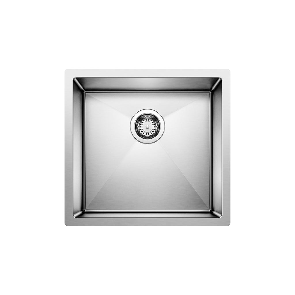 Blanco Radius R10 19" Single Bowl Undermount Stainless Steel Kitchen Sink