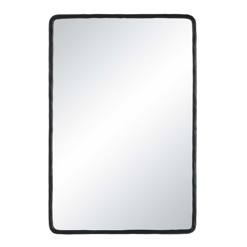 Renwil Jorah 36" Tall Rectangle Wall Mirror - Black