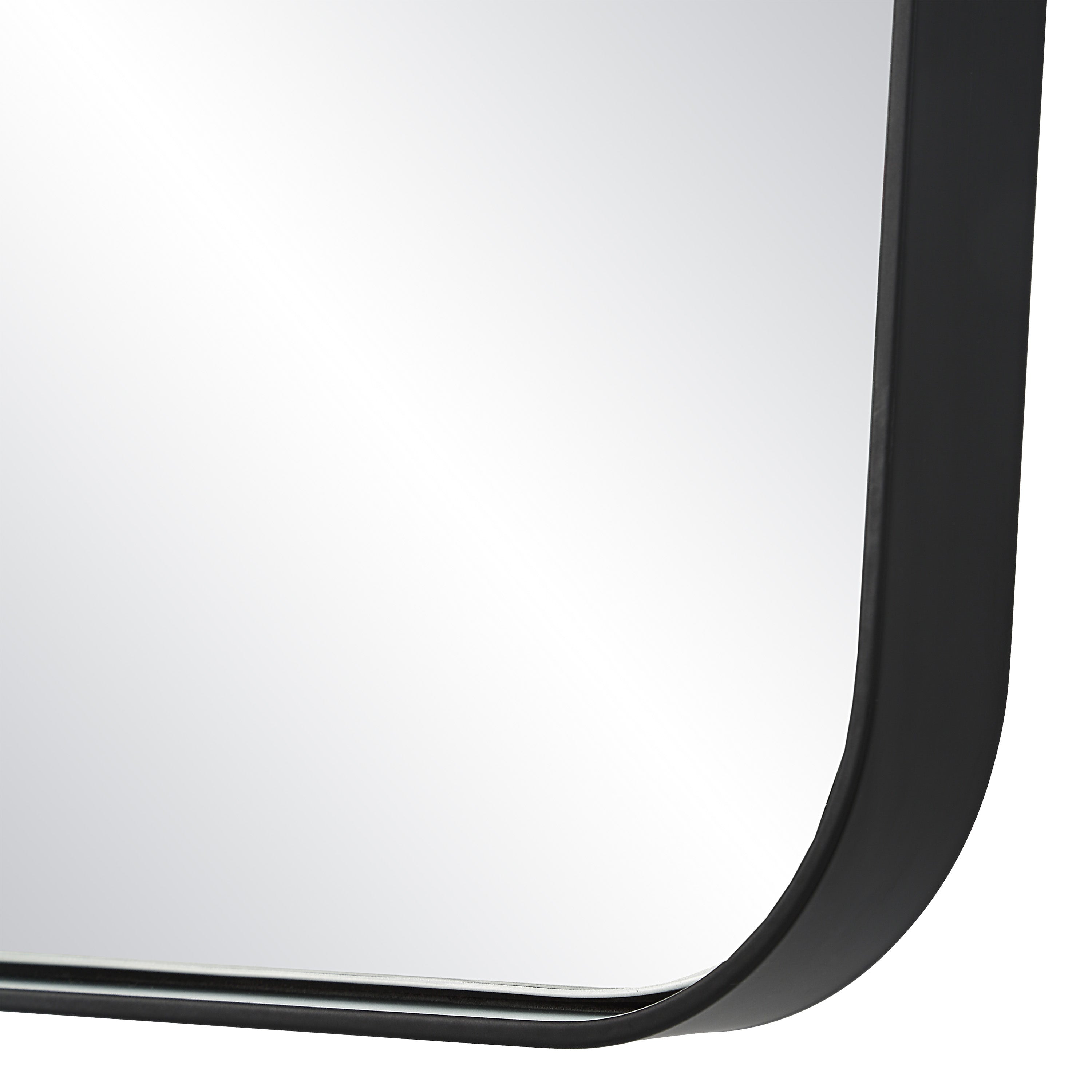 Renwil Kateri 28" Tall Irregular Wall Mirror - Black