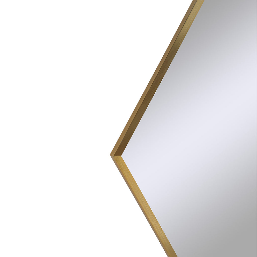 Renwil Devika 41" Tall Irregular Wall Mirror - Yellow
