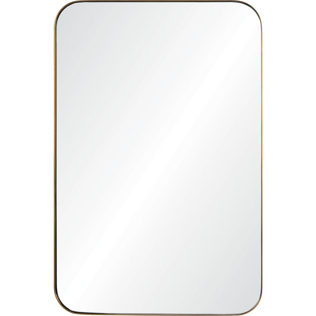 Renwil Edwin 36" Tall Rectangle Wall Mirror - Yellow