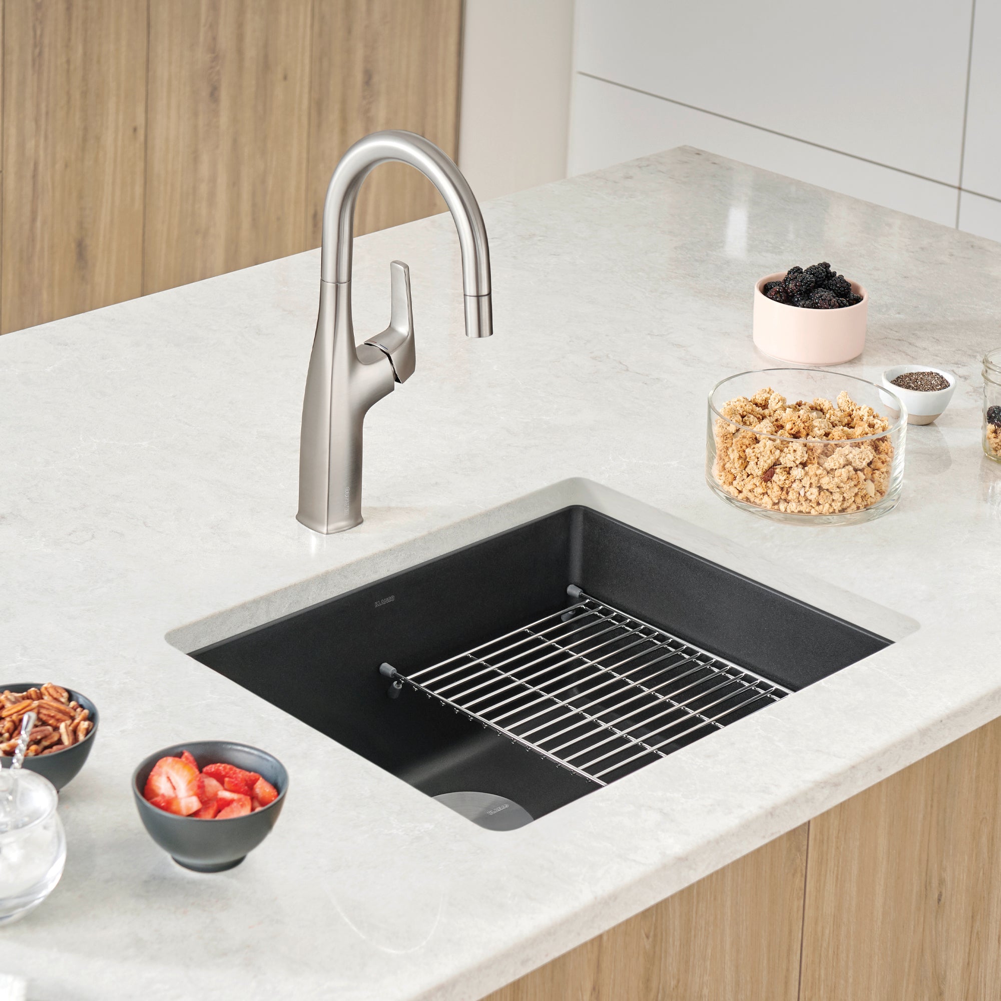 Blanco Precis Silgranit 21" Single Bowl Undermount Kitchen Sink