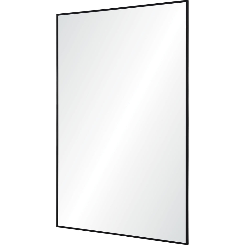 Renwil Raizel 40" Tall Rectangle Wall Mirror - Black