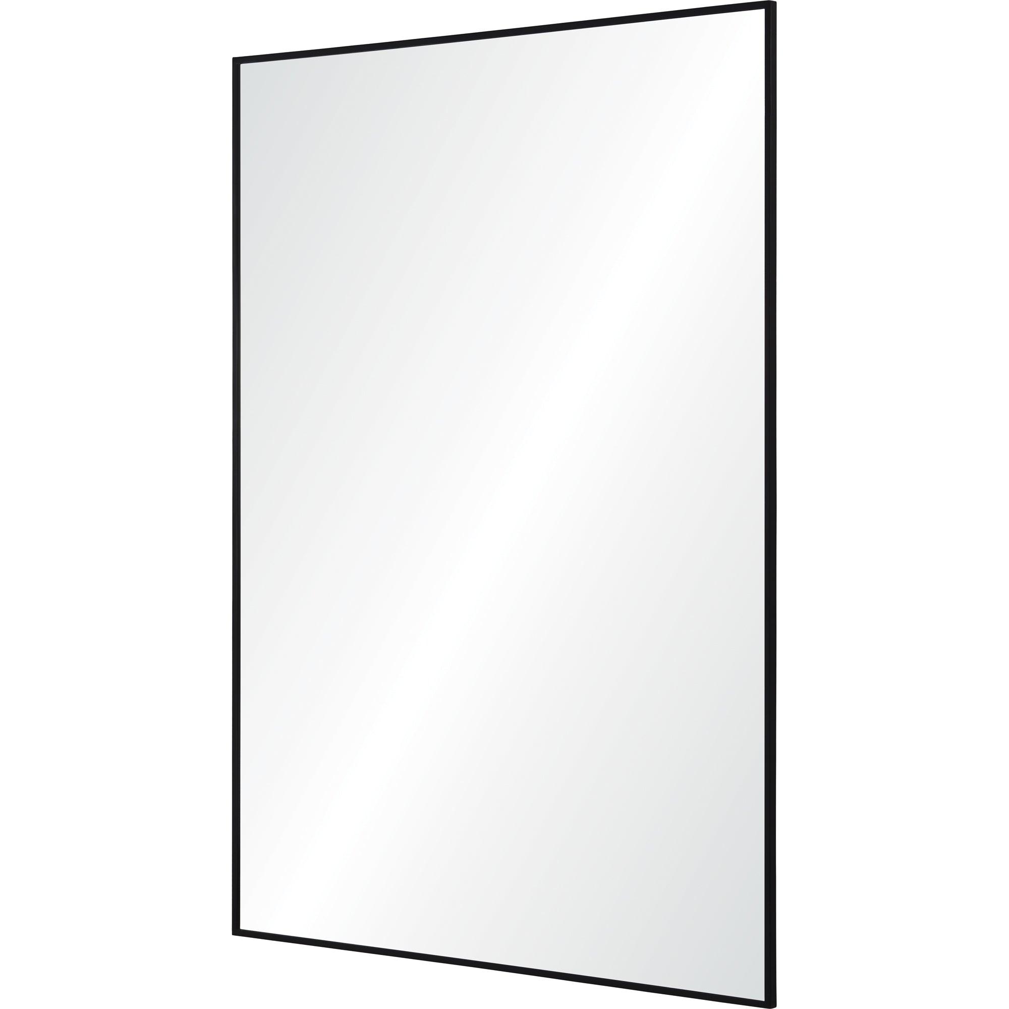 Renwil Raizel 40" Tall Rectangle Wall Mirror - Black