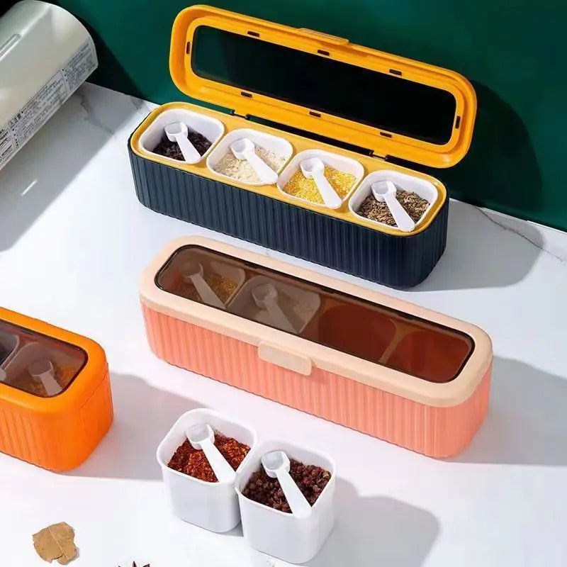 Thickened Spice Jar Set - Multifunctional Storage Box