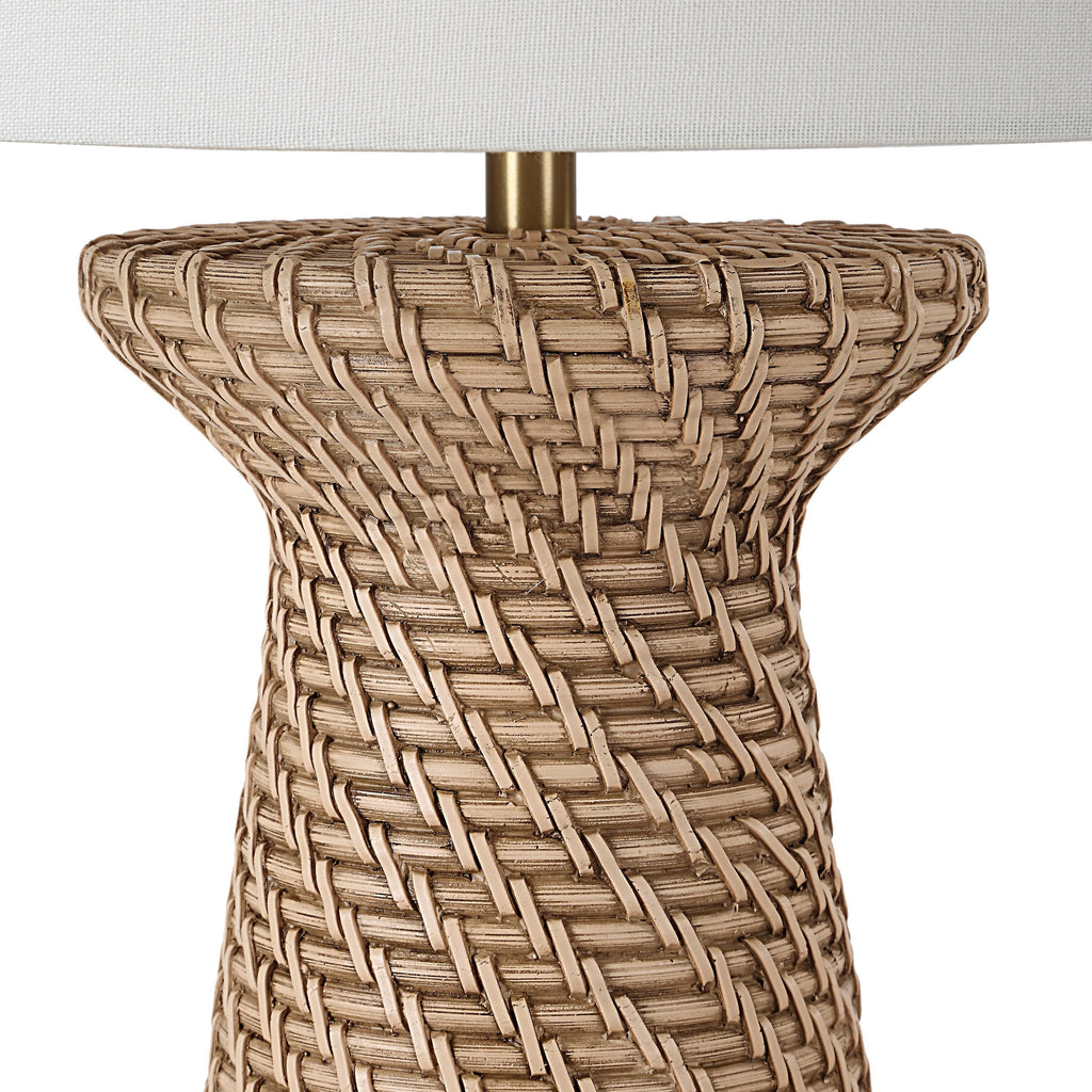 Everren Nathalie 66" Height Floor Lamp - Cream White Wash