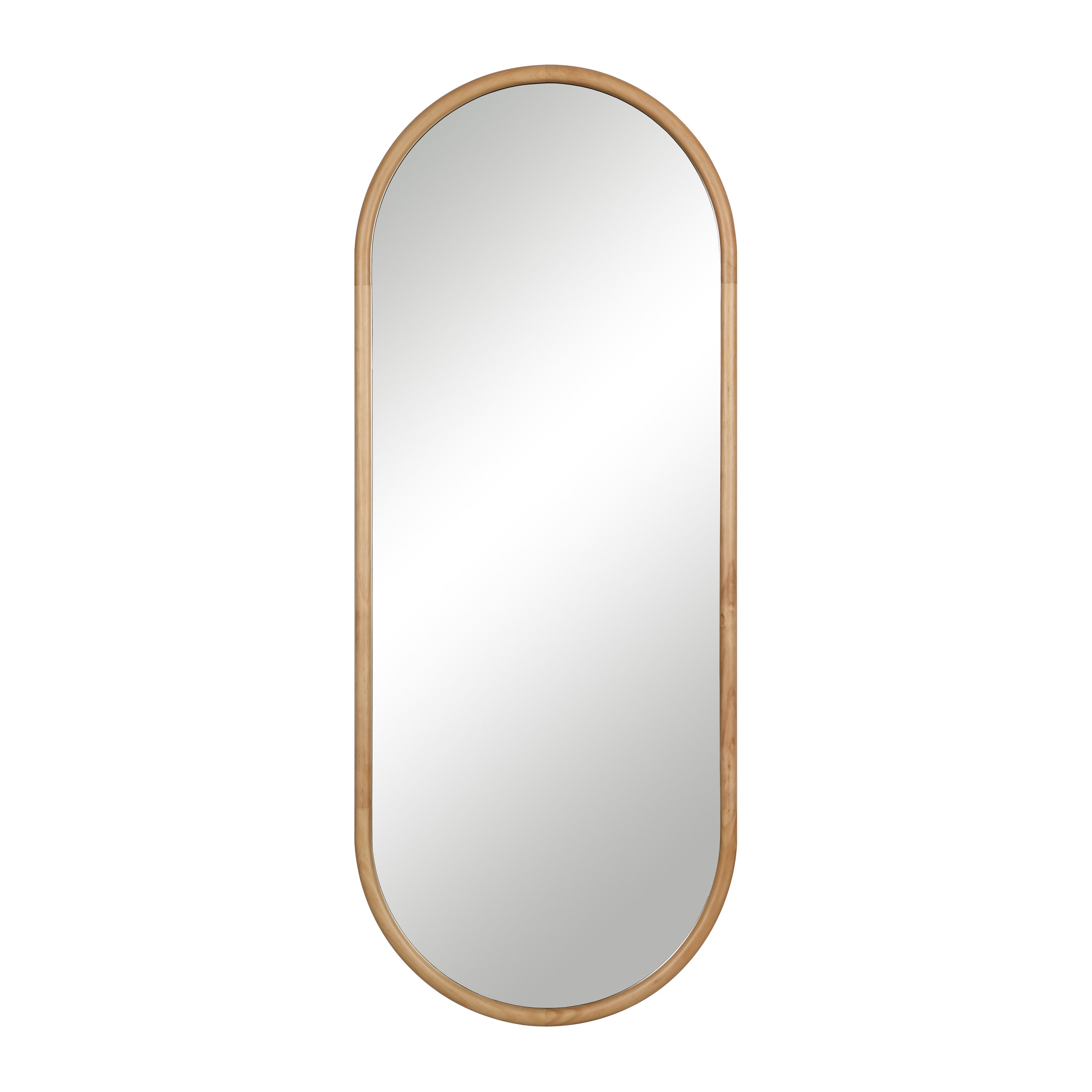Renwil Pudino 60" H x 24" W Wall Mirror - Brown