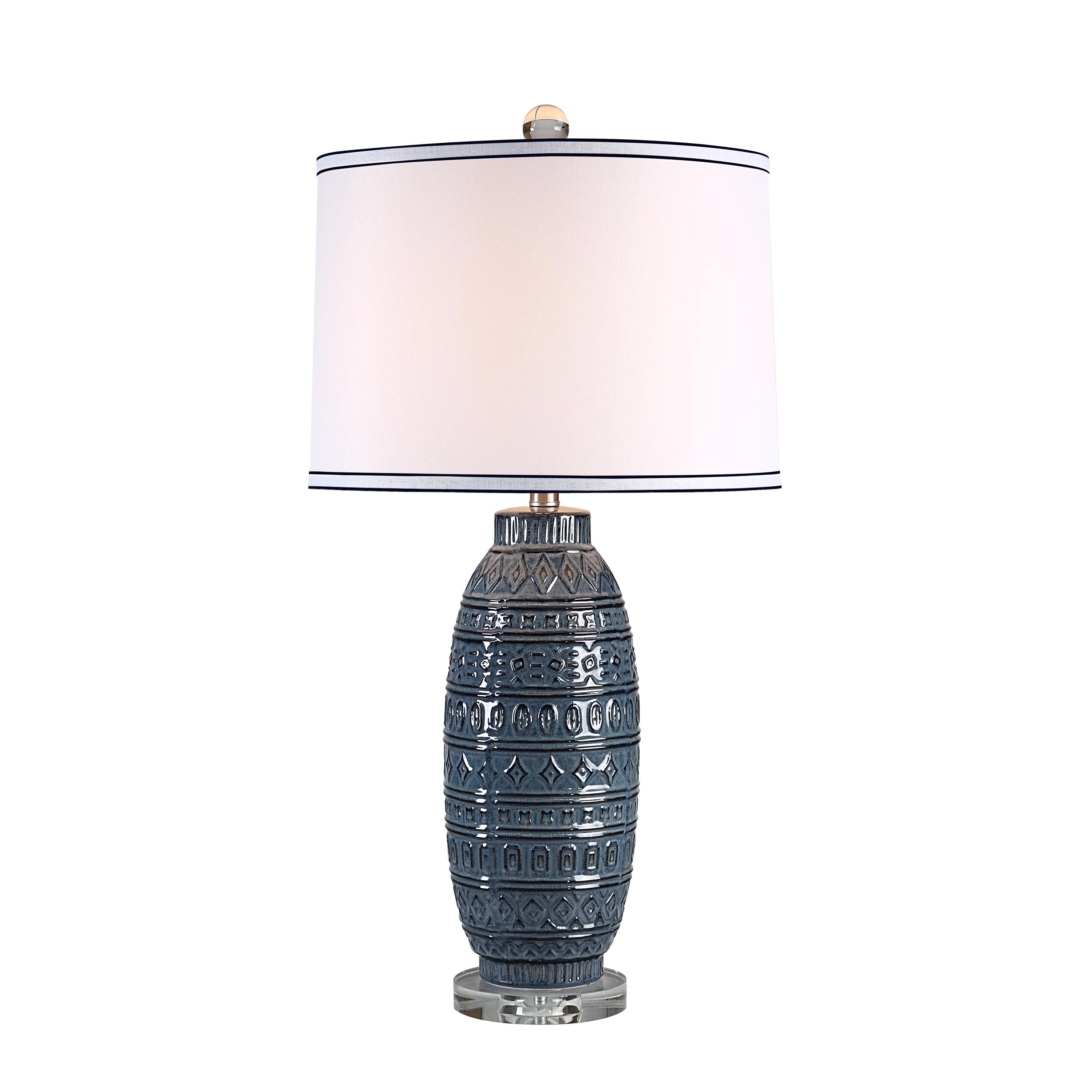 Everren Spirea 30.47" Height Table Lamp - Blue