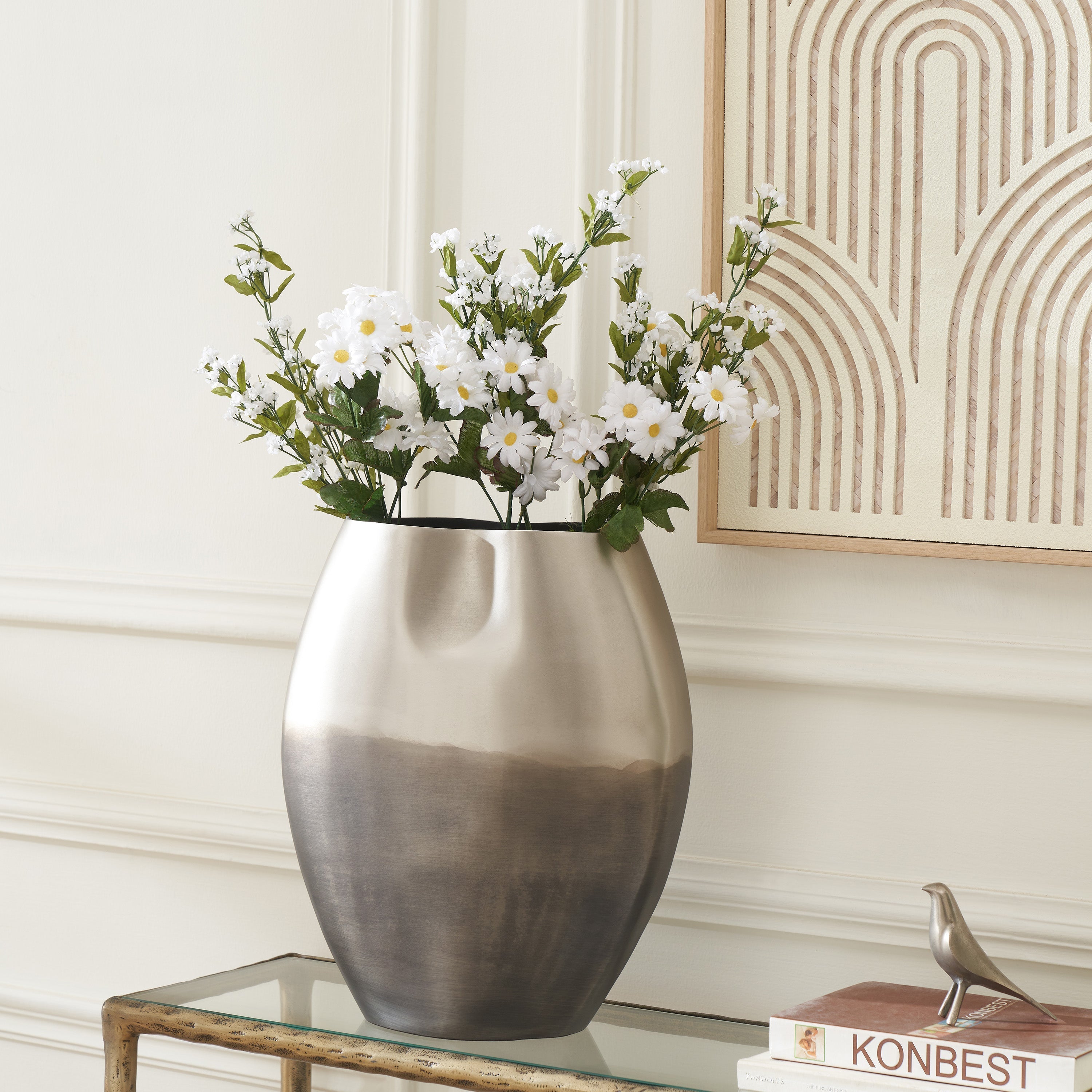Renwil Chambray Indoor Vase - Grey