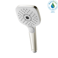 TOTO G Series 1.75 GPM Multifunction 4" Square Handshower with active Wave - Comfort Wave - and Warm Spa