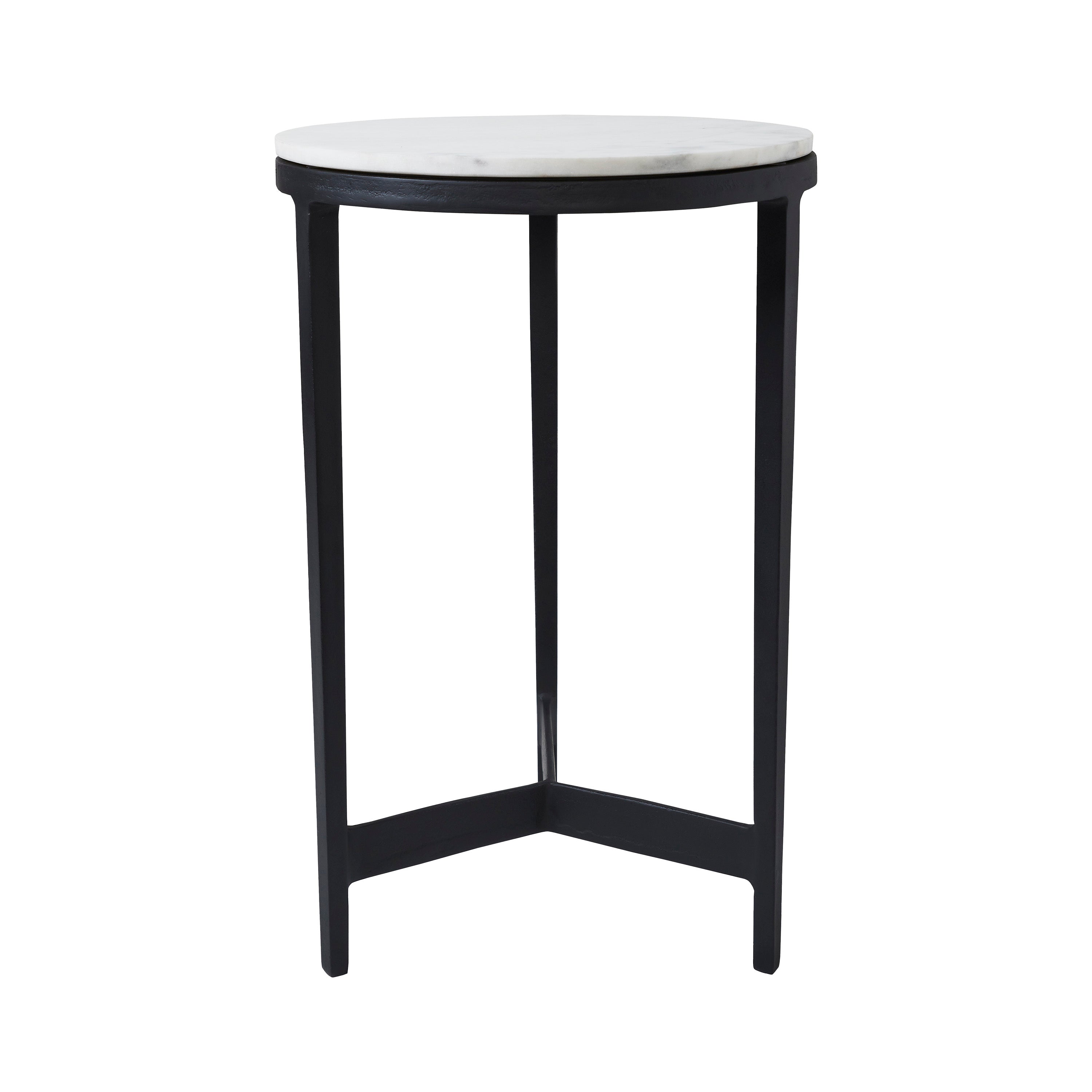 Renwil Arryn Indoor Cast Aluminum Side Table - Black