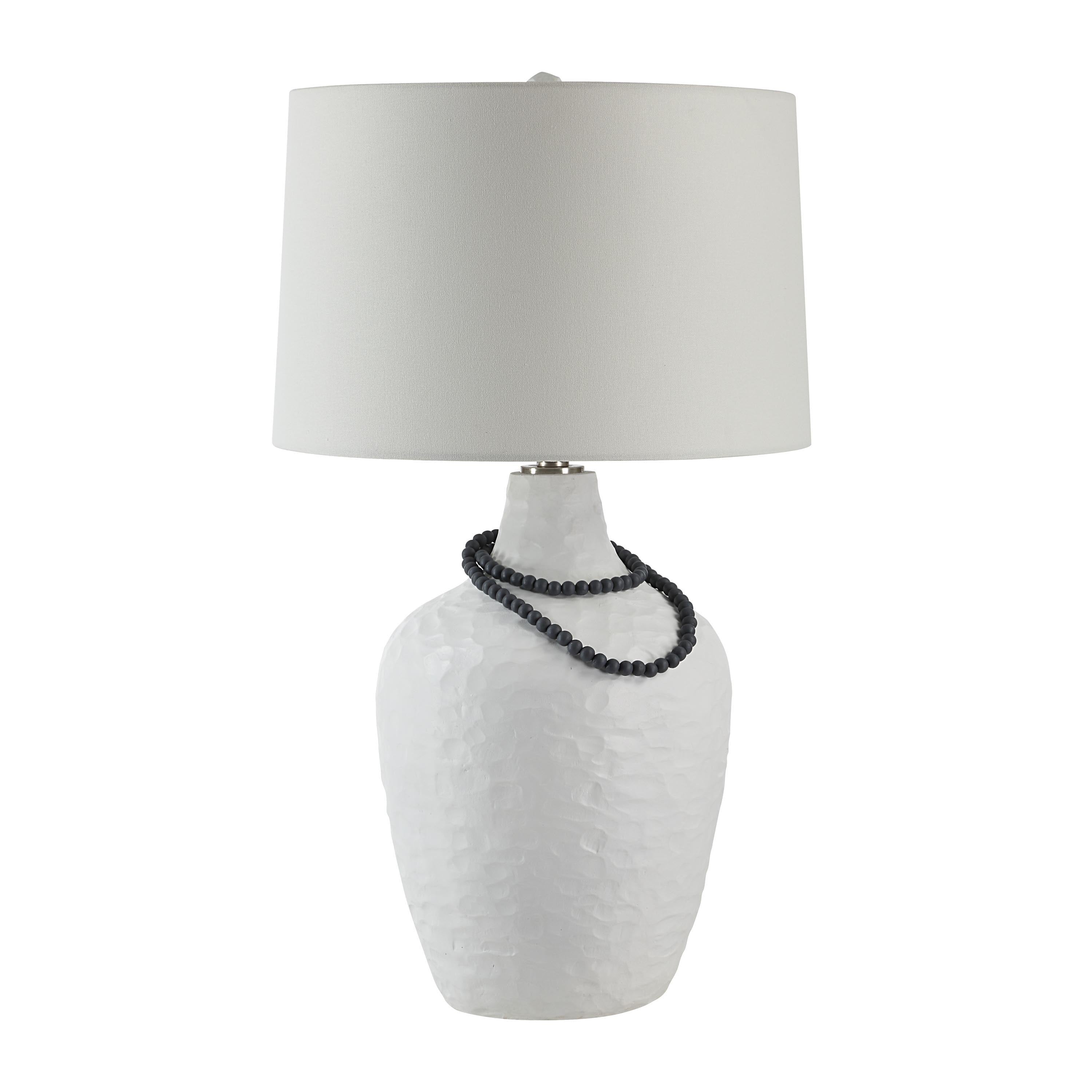 Everren Naranja 29.75" Height Table Lamp - Textured White