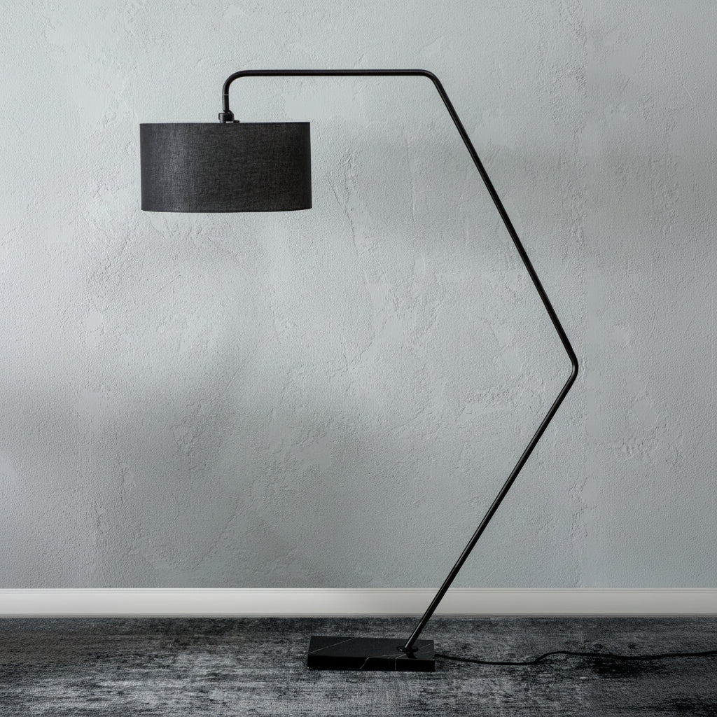 Renwil Penelin 65.25" Length Floor Lamp - Black