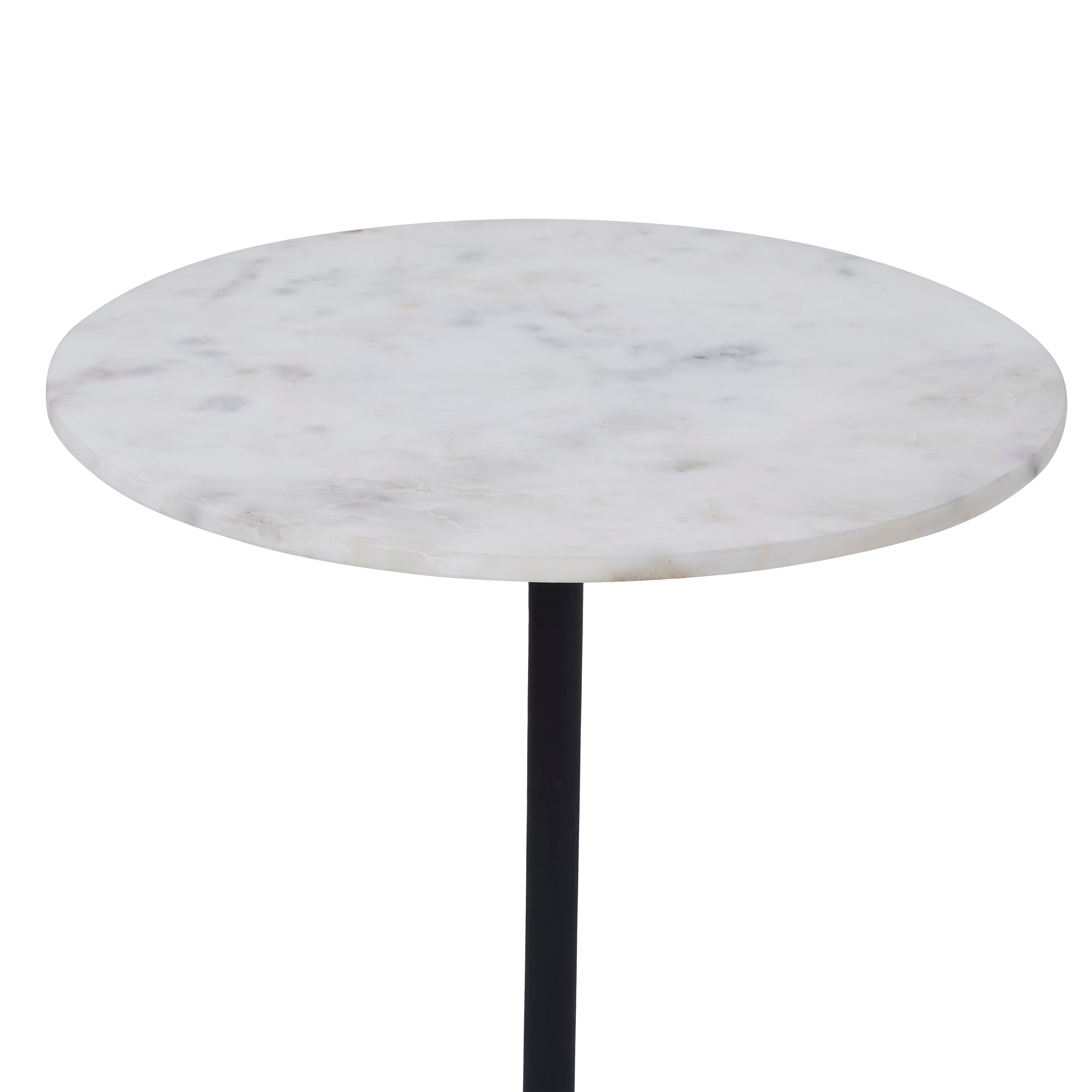 Renwil Barker Indoor Cast Aluminum Side Table - Matte Black