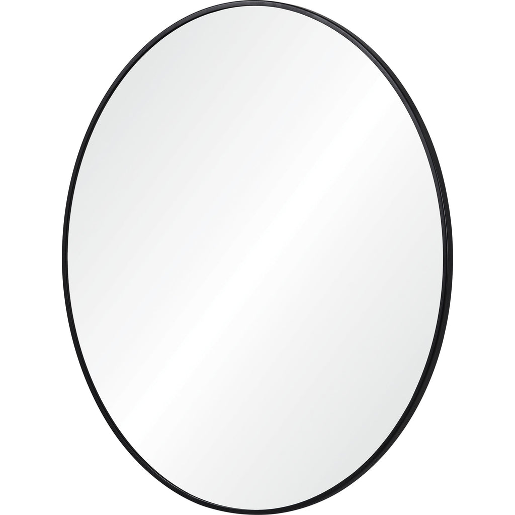 Renwil Claribel 30" Tall Round Wall Mirror - Black