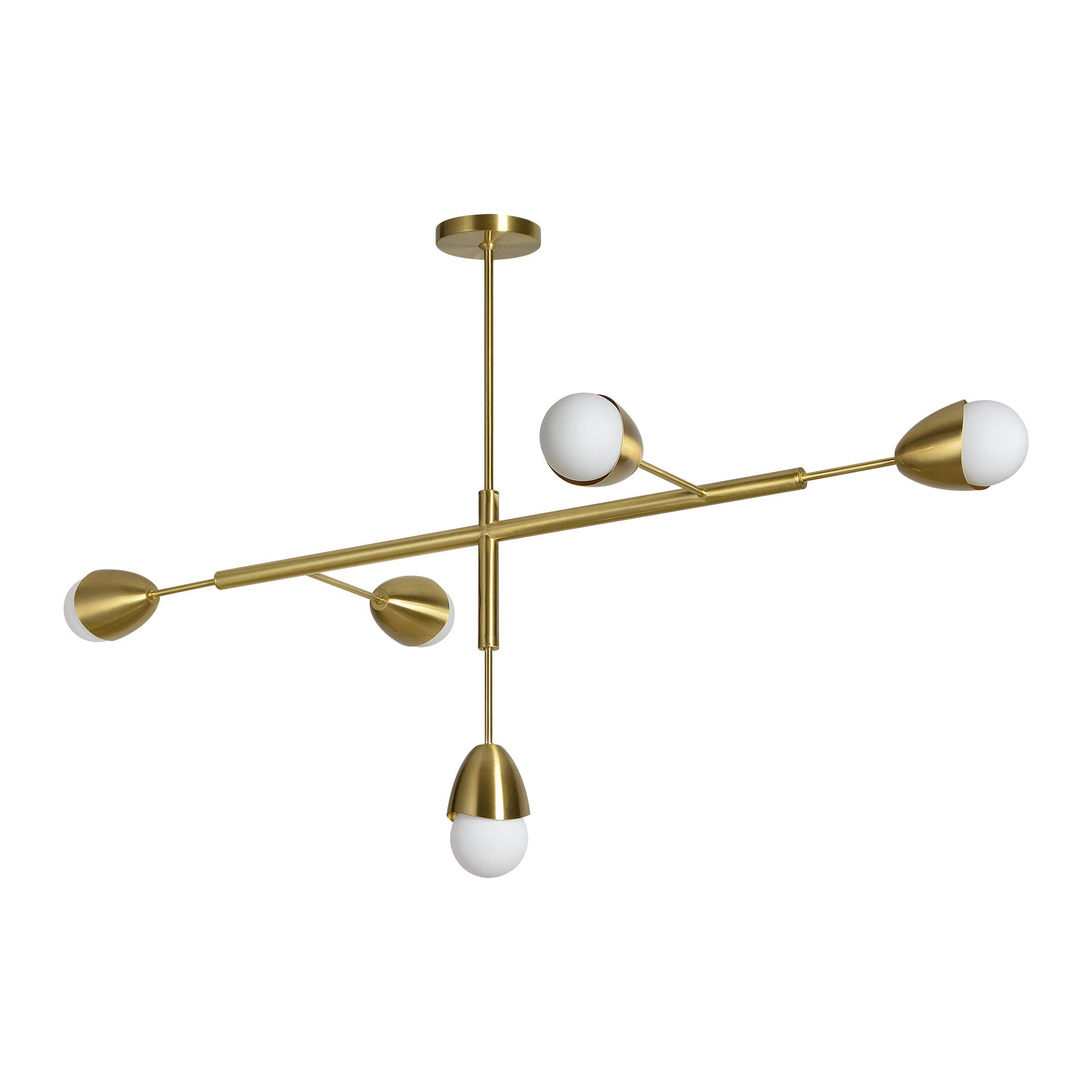 Renwil Naura 17" Length Ceiling Fixture - Satin Brass