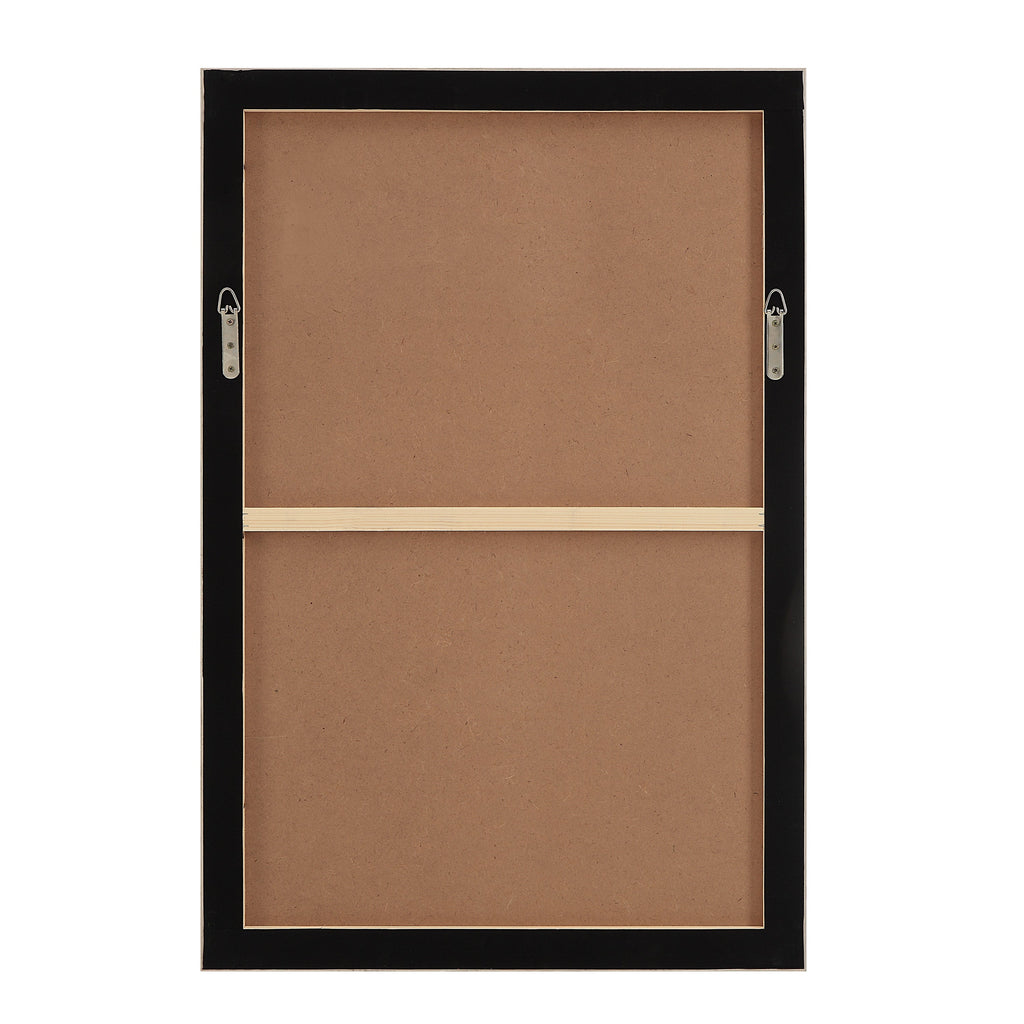 Renwil Cybel 24.1" Wide Wall Art with Wood Frame - Walnut