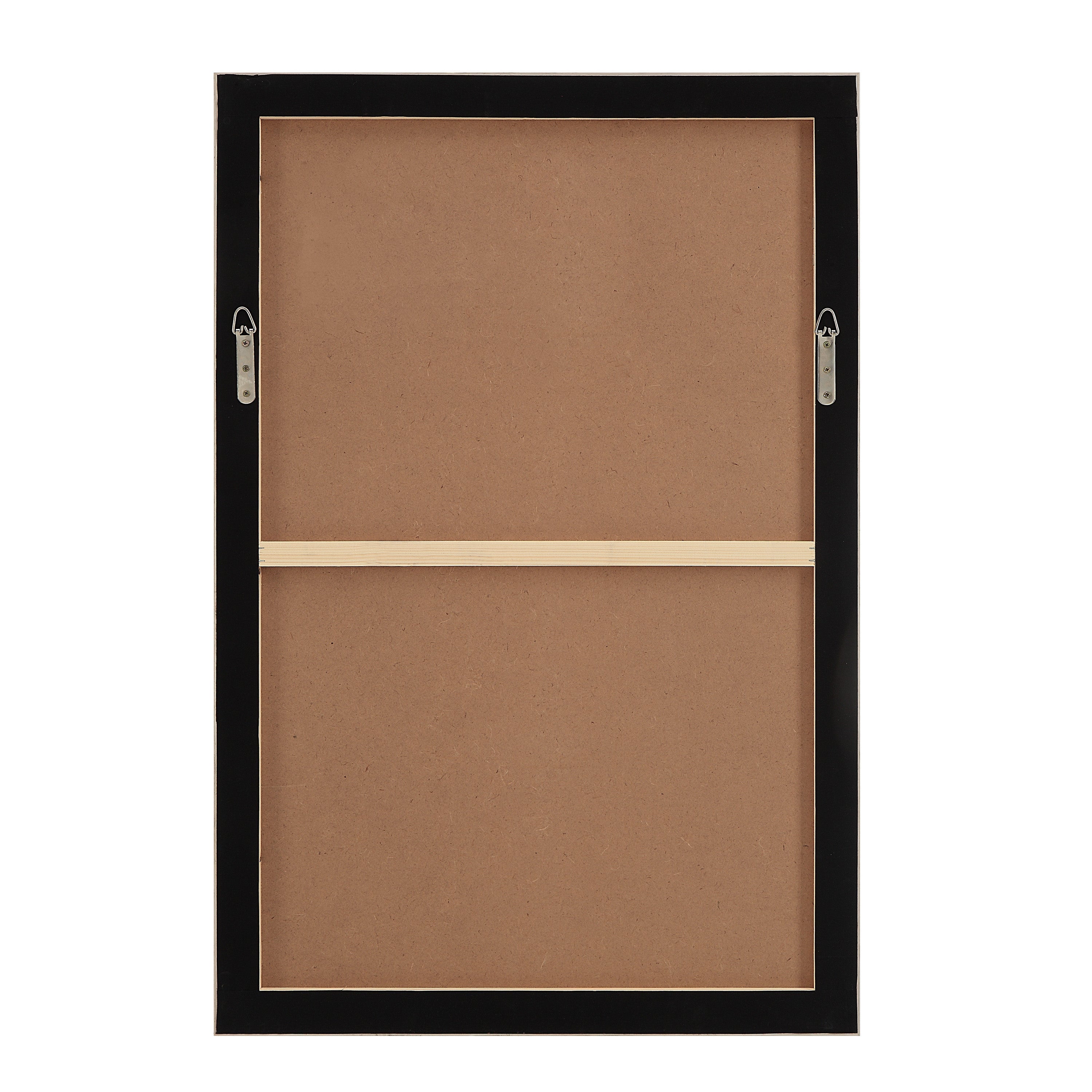 Renwil Cybel 24.1" Wide Wall Art with Wood Frame - Walnut