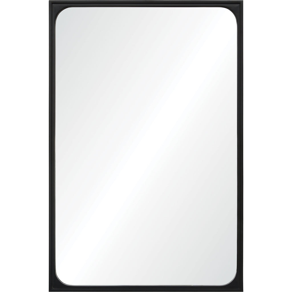 Renwil Sorella 36" Tall Rectangle Wall Mirror - Black