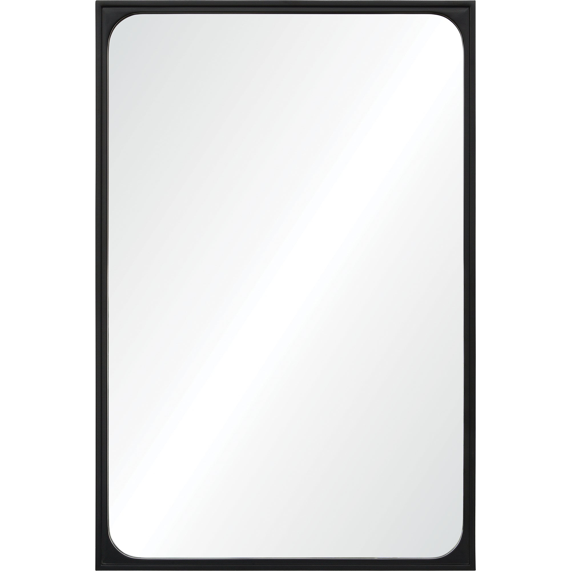 Renwil Sorella 36" Tall Rectangle Wall Mirror - Black