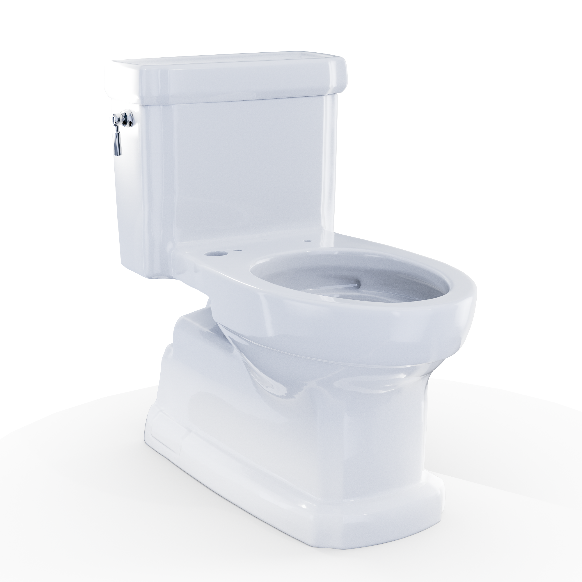 TOTO Eco Guinevere Washlet+ Ready Elongated 1.28 GPF Universal Height Skirted Toilet with Cefiontect