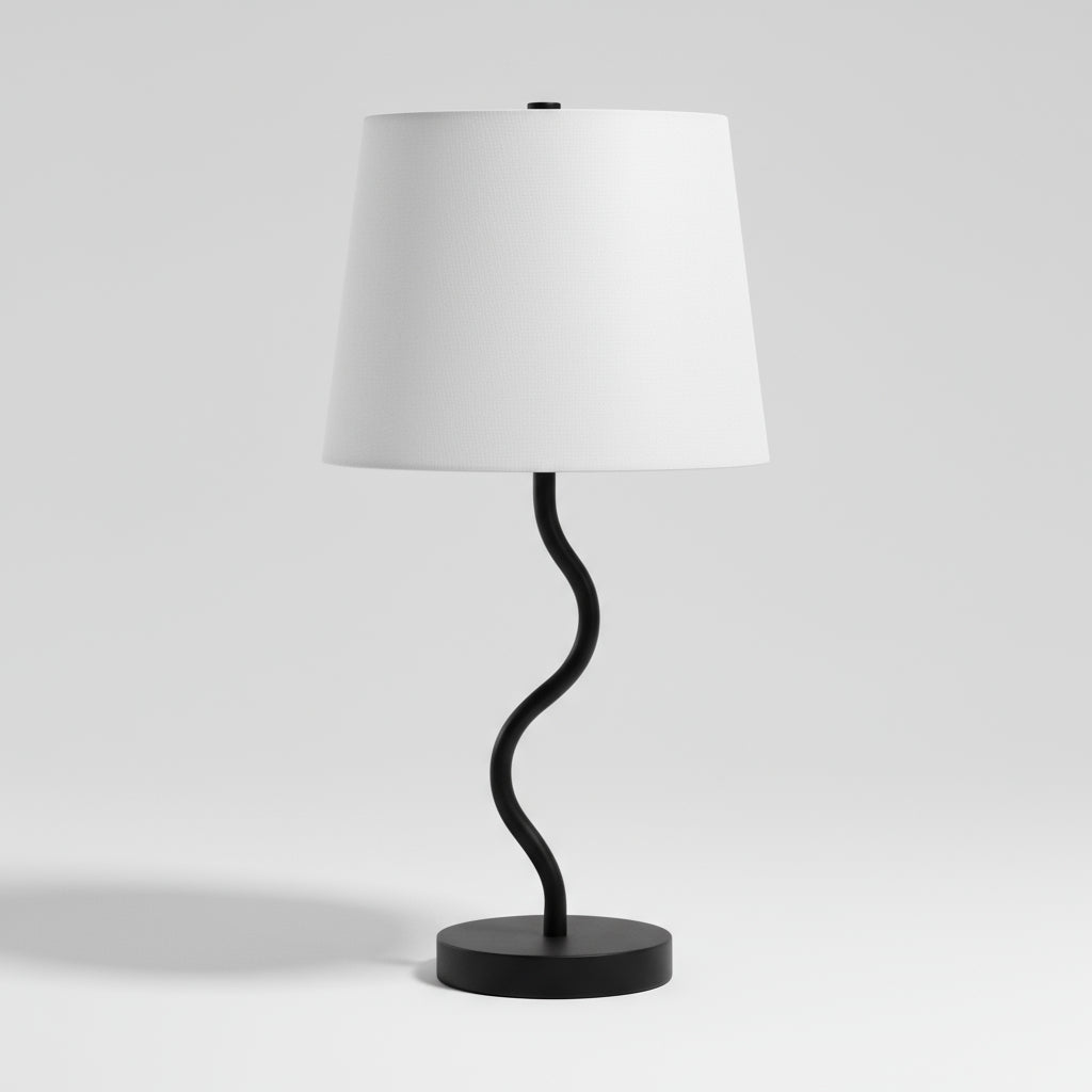 Everren Mayssa 19.75" Length Table Lamp -  Matte Black