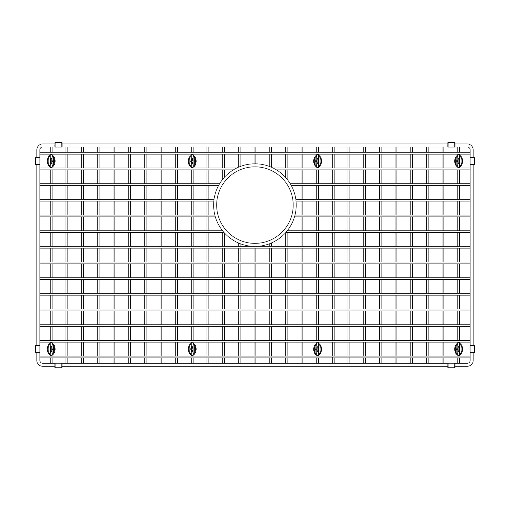 Blanco Stainless Steel Sink Grid for Quatrus 32" Single Bowl Sinks