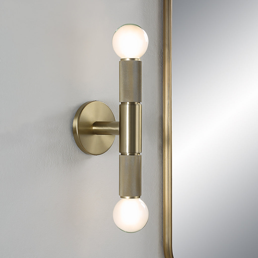 Renwil Tovi 12" Length Wall Sconce - Yellow