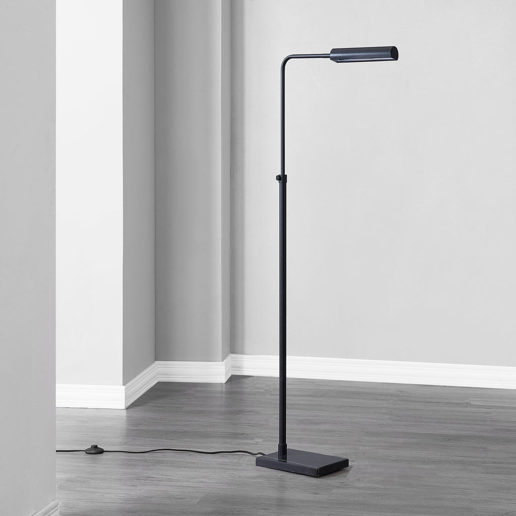 Renwil Fadia 60 Adj." Length Floor Lamp - Matte Black