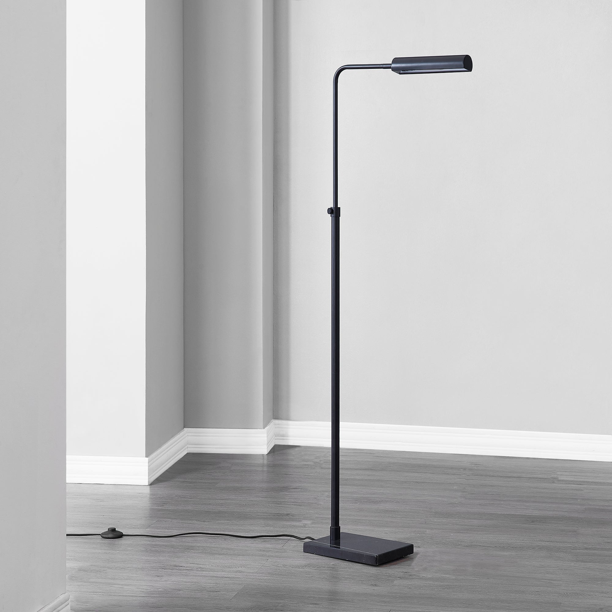 Renwil Fadia 60 Adj." Length Floor Lamp - Matte Black