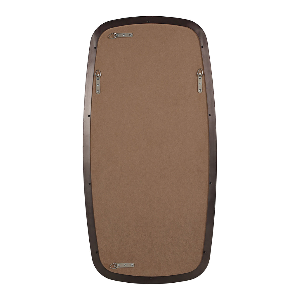 Renwil Nicoya 40" H x 20" W Wall Mirror - Brown