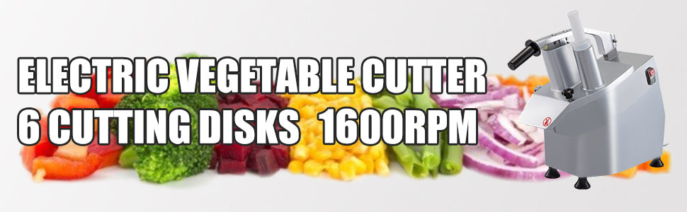 VEVOR Electric Vegetable Cutter – Multifunction Slicer, Chopper, Shredder & Grinder