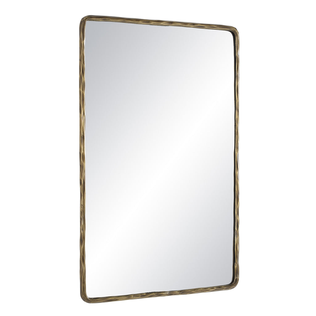 Renwil Ivory 36" Tall Rectangle Wall Mirror - Yellow