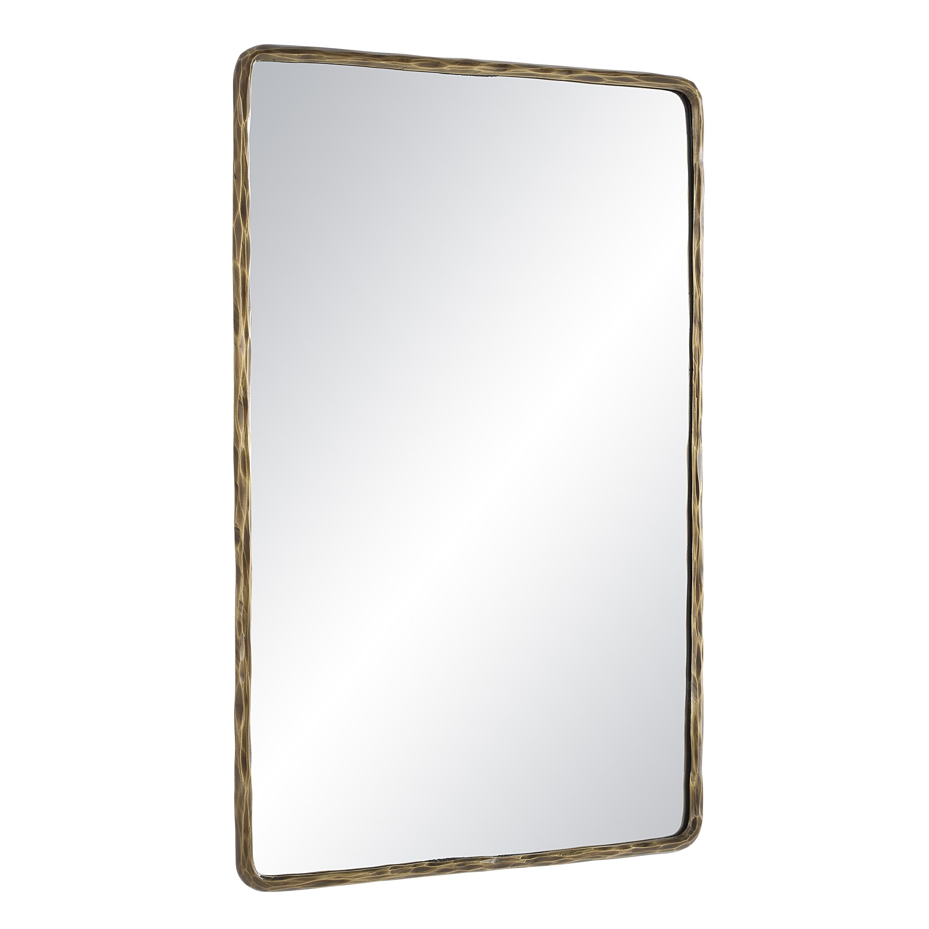 Renwil Ivory 36" Tall Rectangle Wall Mirror - Yellow