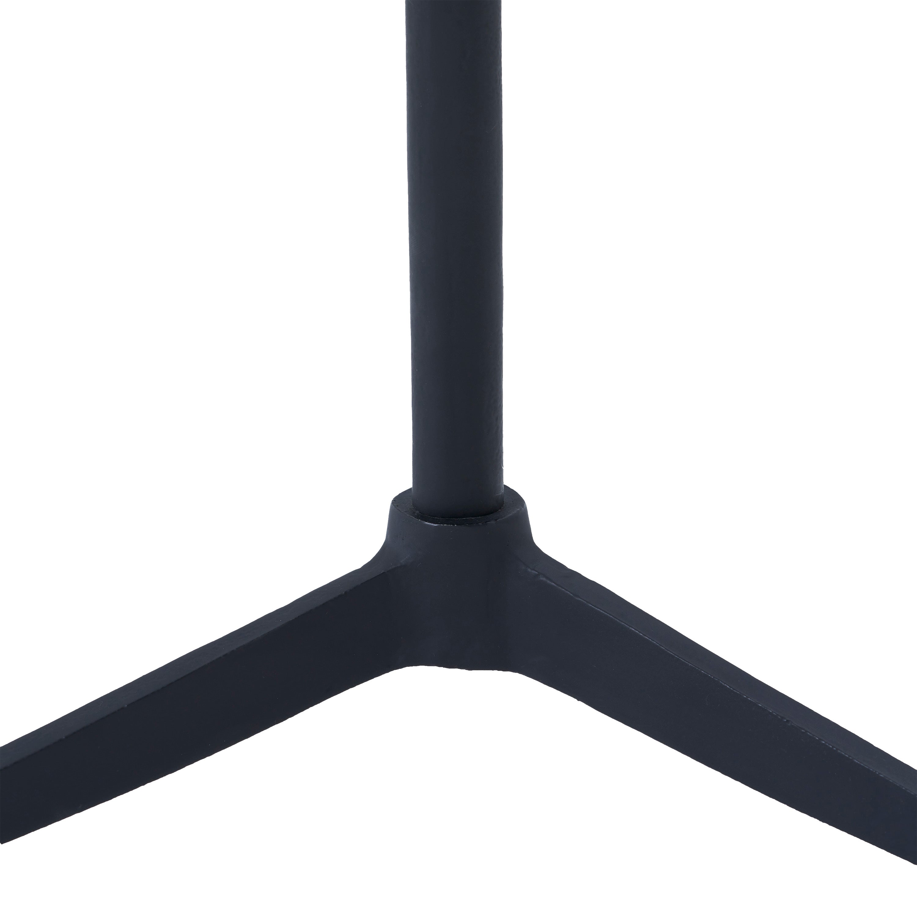 Renwil Barker Indoor Cast Aluminum Side Table - Matte Black