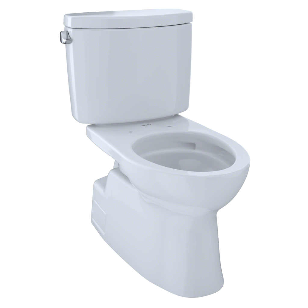 TOTO Vespin II Two Piece Elongated 1.28 GPF Universal Height Skirted Design Toilet with Cefiontect