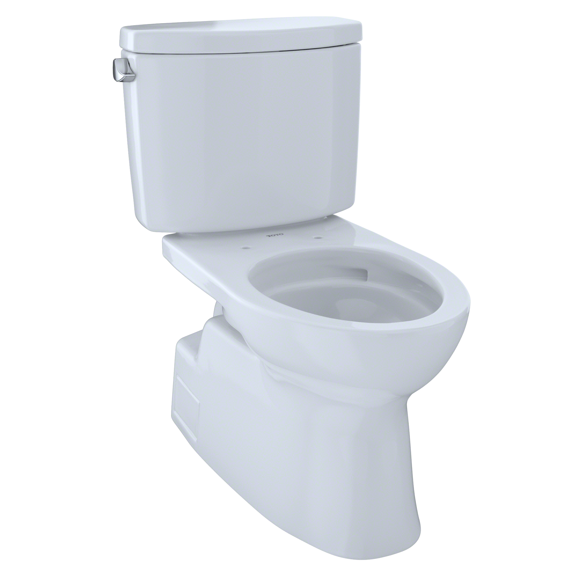 TOTO Vespin II Two Piece Elongated 1.28 GPF Universal Height Skirted Design Toilet with Cefiontect