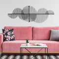 Renwil Byers 51.5" Wide Wall Art - Black Powder