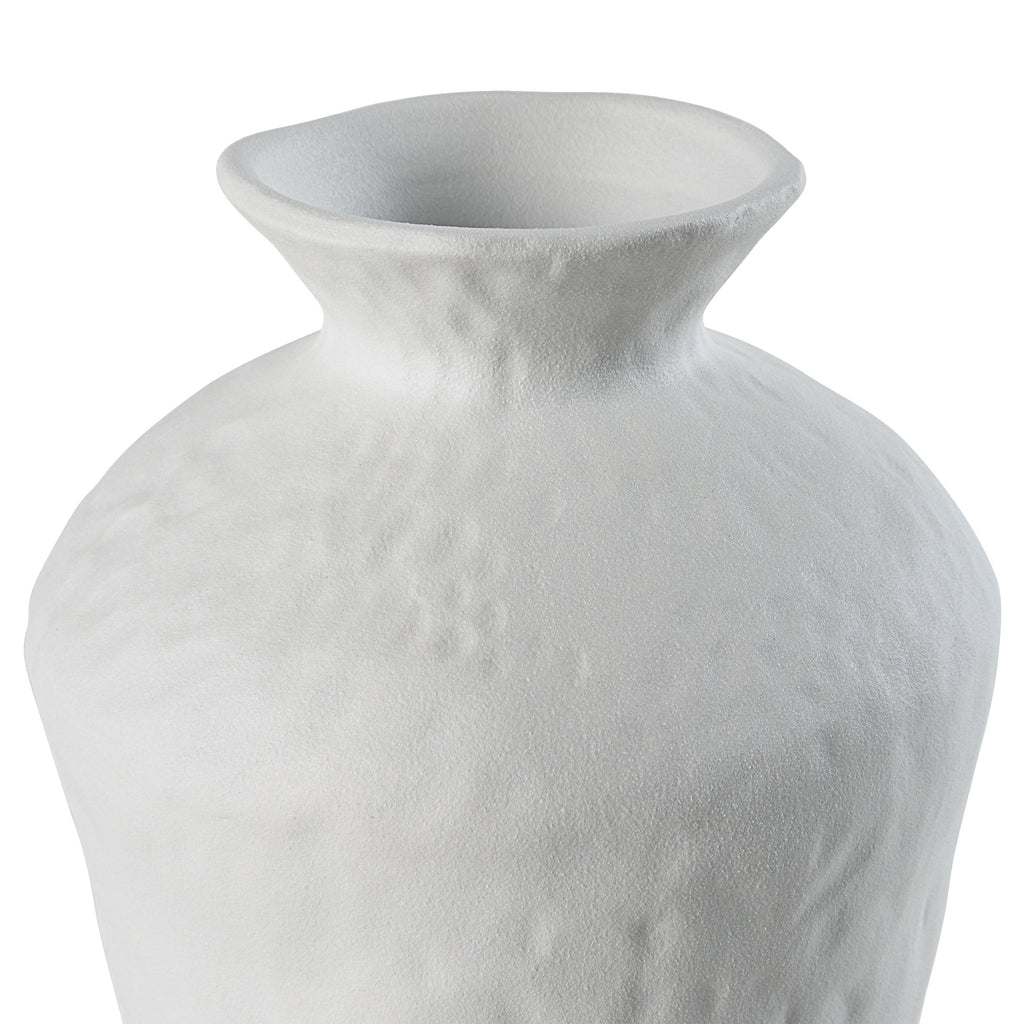 Renwil Melton Indoor Porcelain Ceramic Vase - Matte Off-White